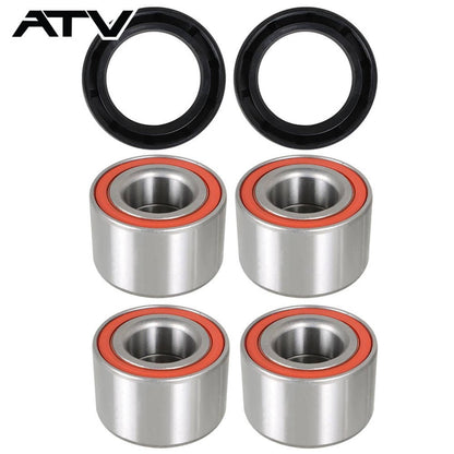 Solidspare 4 Wheel Bearings & Seals For Can-Am Renegade/Commander/Maverick 1000 850 800 570