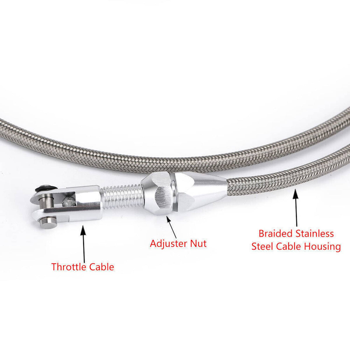Solidspare 92MM LS Throttle Body with Position Sensors TPS IAC & Throttle Gas Cable Kits