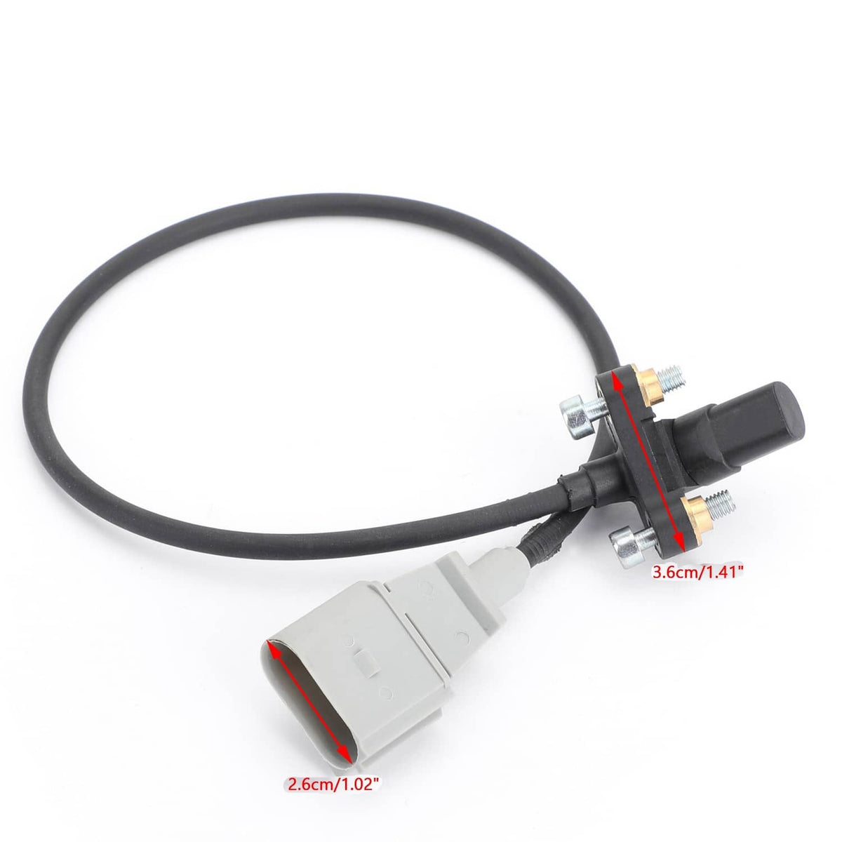 Solid Spare Crankshaft Crank Shaft Position Sensor Fit For Volkswagen and Fit for Audi 2.5L