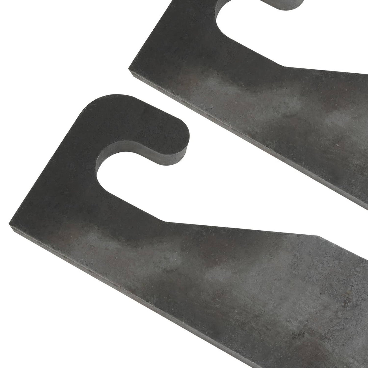 Solidspare 2PCS Quick Attach With Wear Ears Loader brackets Coupler For JRB 416 Blank Steel
