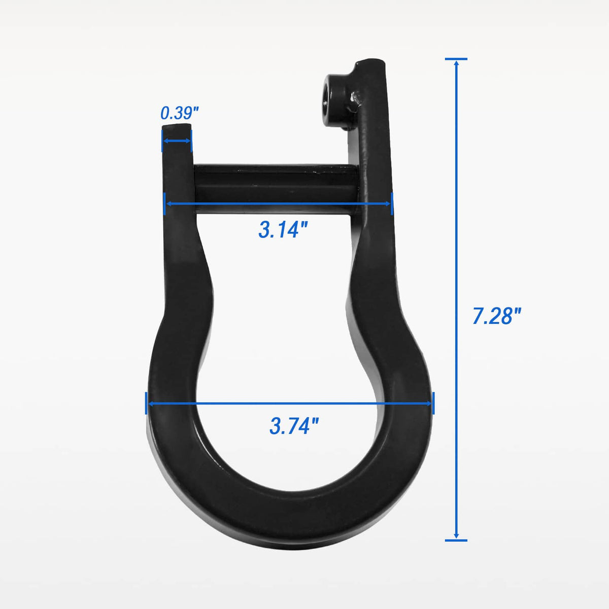 Solidspare Black Tow Hooks kit For GM Chevrolet Silverado Sierra 1500 2007-2019 84072463