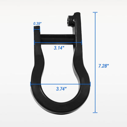 Solidspare Black Tow Hooks kit For GM Chevrolet Silverado Sierra 1500 2007-2019 84072463