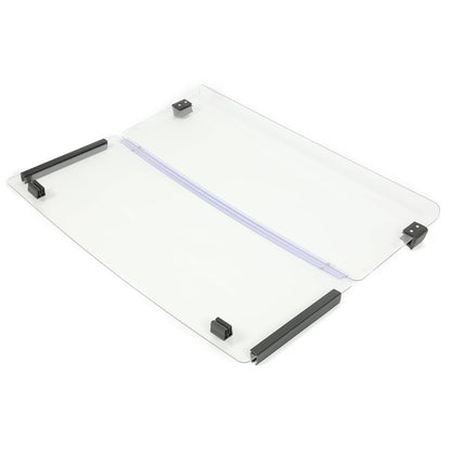 Solidspare Golf Cart Folding Clear Windshield For EZGO Marathon 1986-1994.5