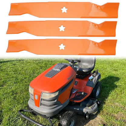 Solidspare Fits for 180054 173920 YTH2348 YTH24V48 YTH24K48 YTH2448 Mower Blades 3PACK