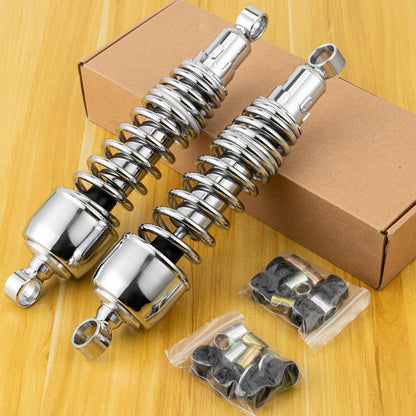Solidspare 13" Chrome Rear Shock Abosorber for Harley Sportster XL 883 1200 48 72 1988-2023