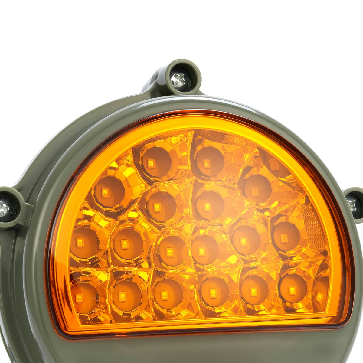 Solid Spare 2x New LED Front Turn Signal Lights Yellow Lens For Humvee M35 M998 #12422957