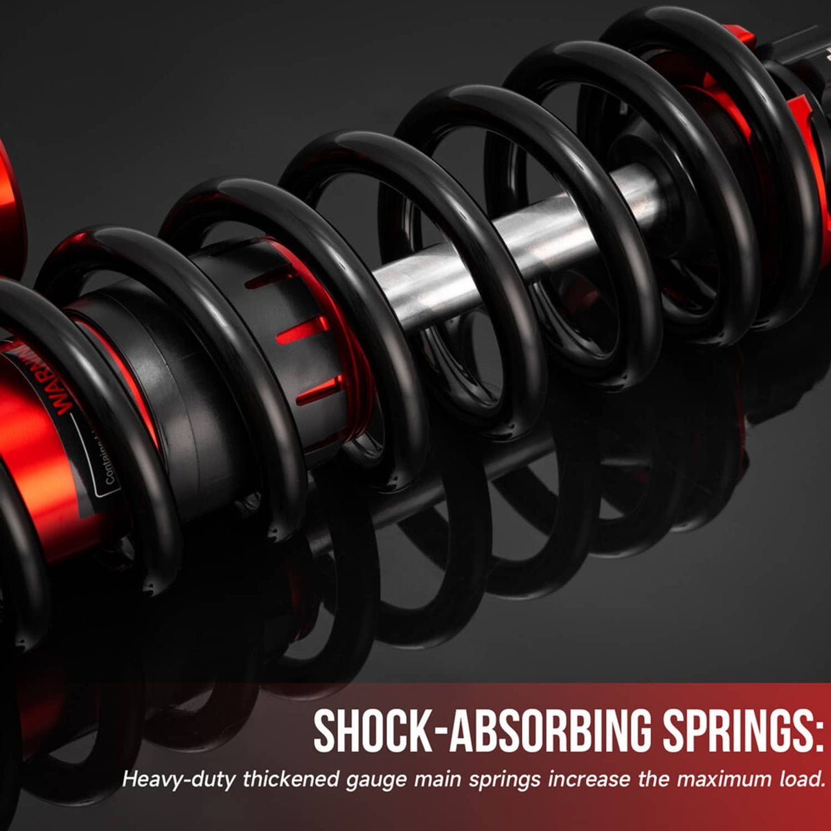Solidspare 420MM UPGRADED REAR AIR SHOCKS ABSORBER SET FOR POLARIS RZR 170 2009-2021 NEW