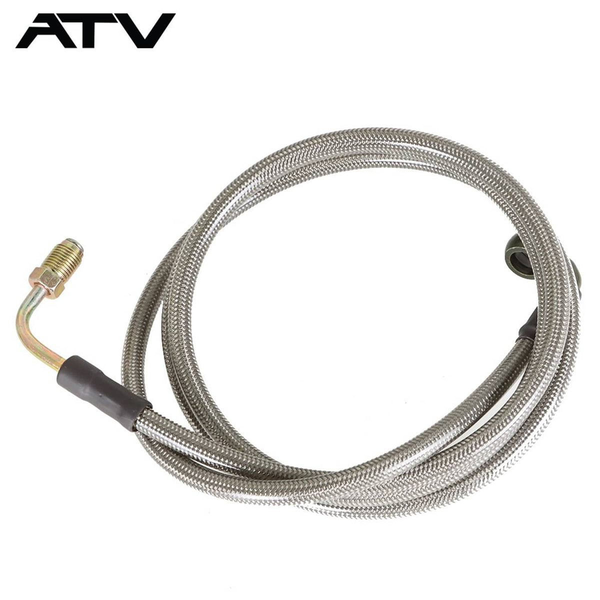 Solidspare Extended Front & Rear Brake Lines Fit for Polaris RZR 800 S 4, RZR XP 900, 570