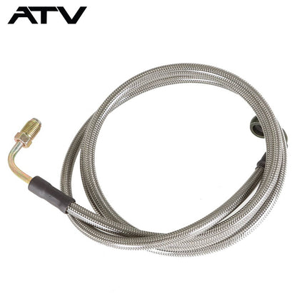 Solidspare Extended Front & Rear Brake Lines Fit for Polaris RZR 800 S 4, RZR XP 900, 570