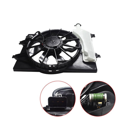 Solidspare Engine Radiator Cooling Fan for 2017-20 Hyundai Elantra 2019-2022 Kia Forte 2.0L