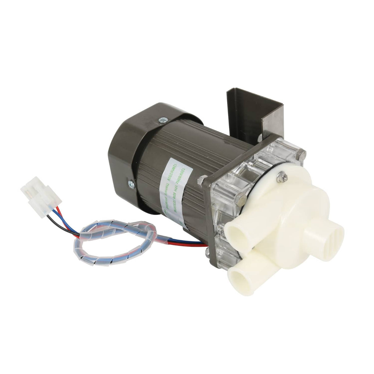 Solidspare S-0731 Water Pump for Hoshizaki, Ice Machine Motor Assembly with Mounting Plate