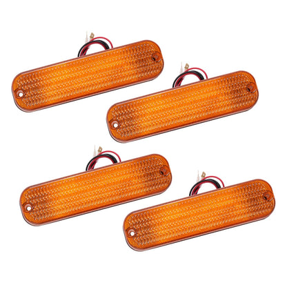 Solidspare 4 LED Amber Flashing Cab Lights For John Deere 30 Series 4030 4230 8450 #AR60250