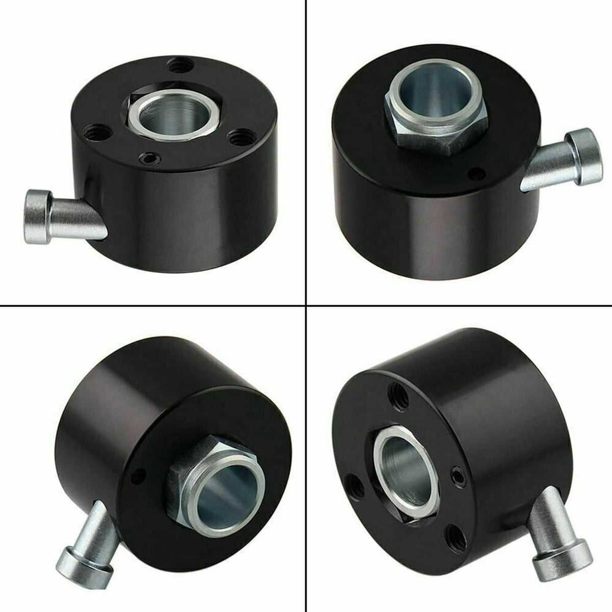 Solidspare Steering Wheel Quick Release Disconnect Hub 3/4" Shaft Size For Imca Nhra Black