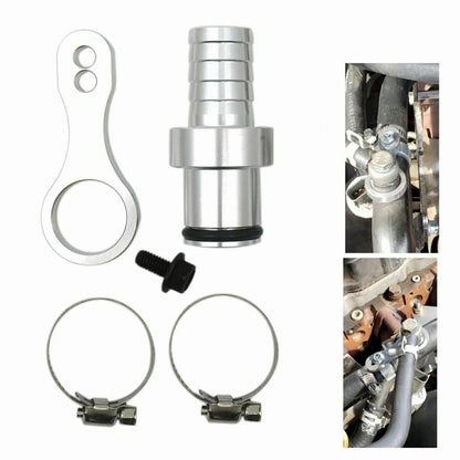 Solidspare Coolant Bypass Hose Barb Adapter Set For 2009-2019 Dodge Ram Cummins 6.7L Diesel