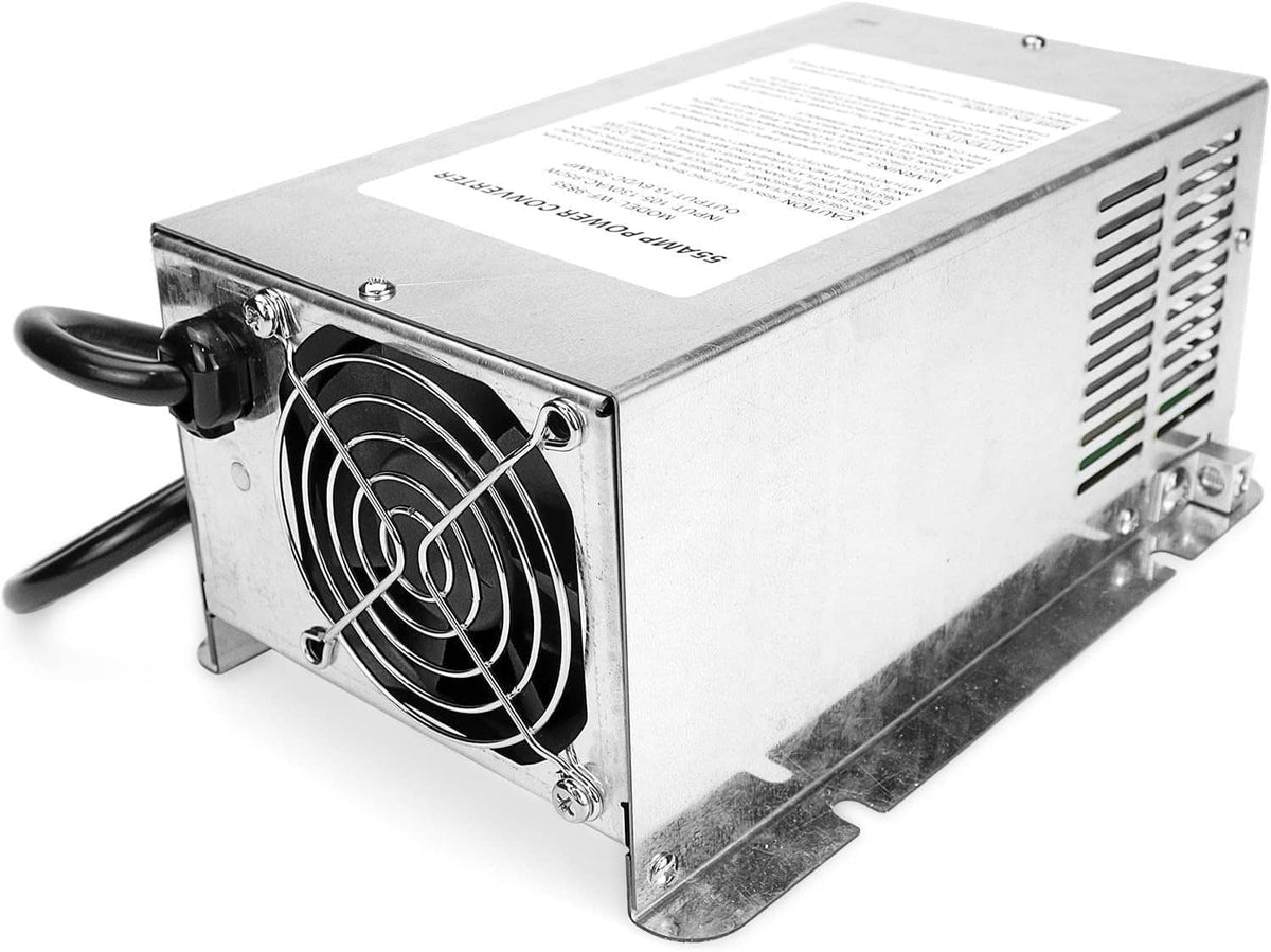 Solidspare WF-9855 RV Converter 55 Amp Deck Power Converter Charger RV Trailer Camper 12V