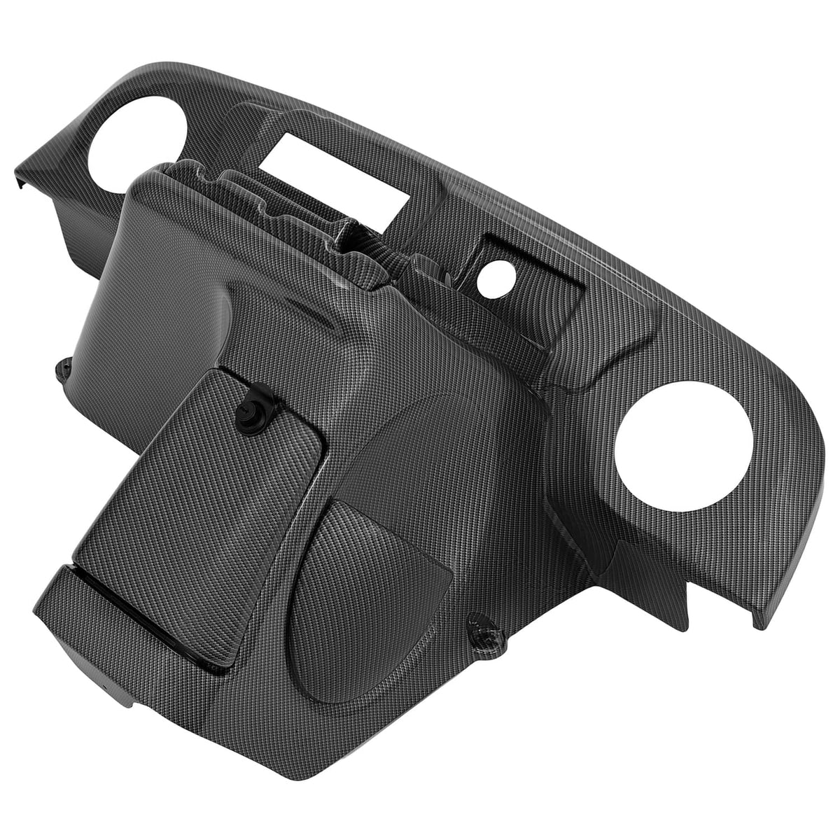 Solidspare Carbon Fiber Style Dash Dashboard W/ Radio Speaker Cutout For EZGO TXT 96-13