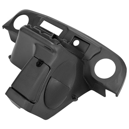 Solidspare Carbon Fiber Style Dash Dashboard W/ Radio Speaker Cutout For EZGO TXT 96-13