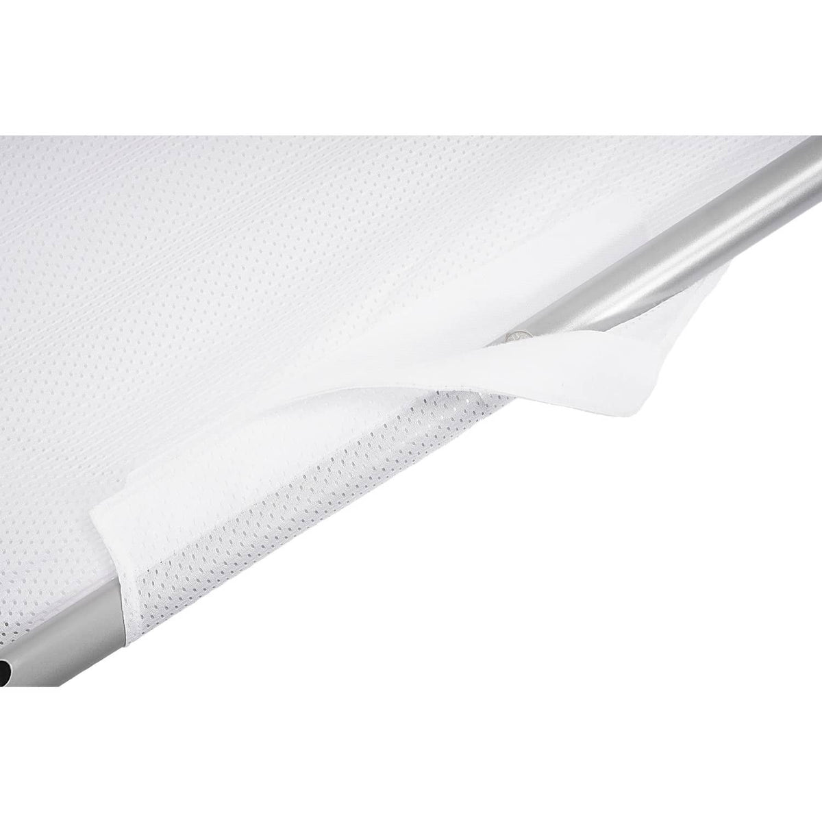 Solidspare Silvery+White Boat Sun Shade For Boats 25 Ft And Under Aluminium Powder Coated