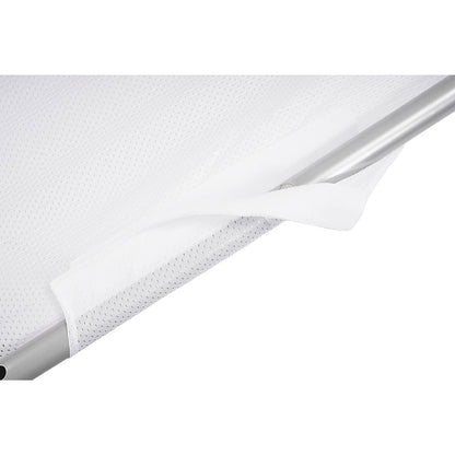 Solidspare Silvery+White Boat Sun Shade For Boats 25 Ft And Under Aluminium Powder Coated