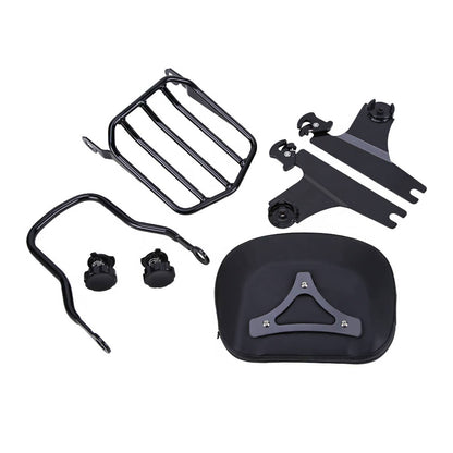 Solidspare 94-03 Backrest Sissy Bar + Luggage Rack For Harley Sportster XL 883 1200 Custom