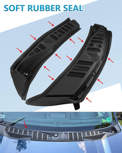 Solidspare Left & Right Side Cowl Top Panel FL3Z-15022A68-D For Ford F-150 2015-2020