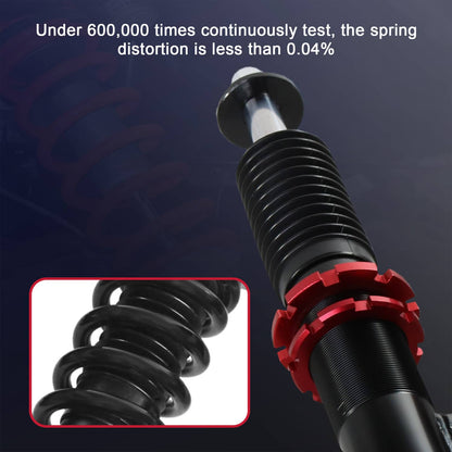 Solidspare Coilover Struts FOR VW MK5 MK6 GOLF/JETTA 06-14 Suspension Spring KIT Adj Height