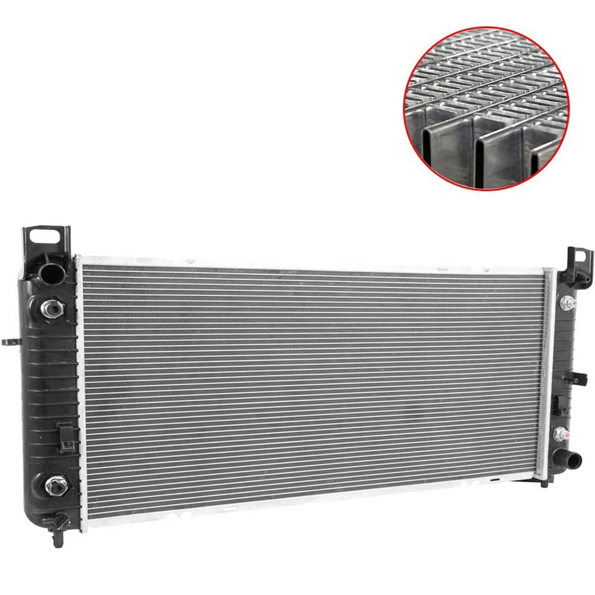 Solidspare 34'' Radiator for Chevy Silverado Suburban Tahoe GMC Sierra 1500 Yukon 15841571