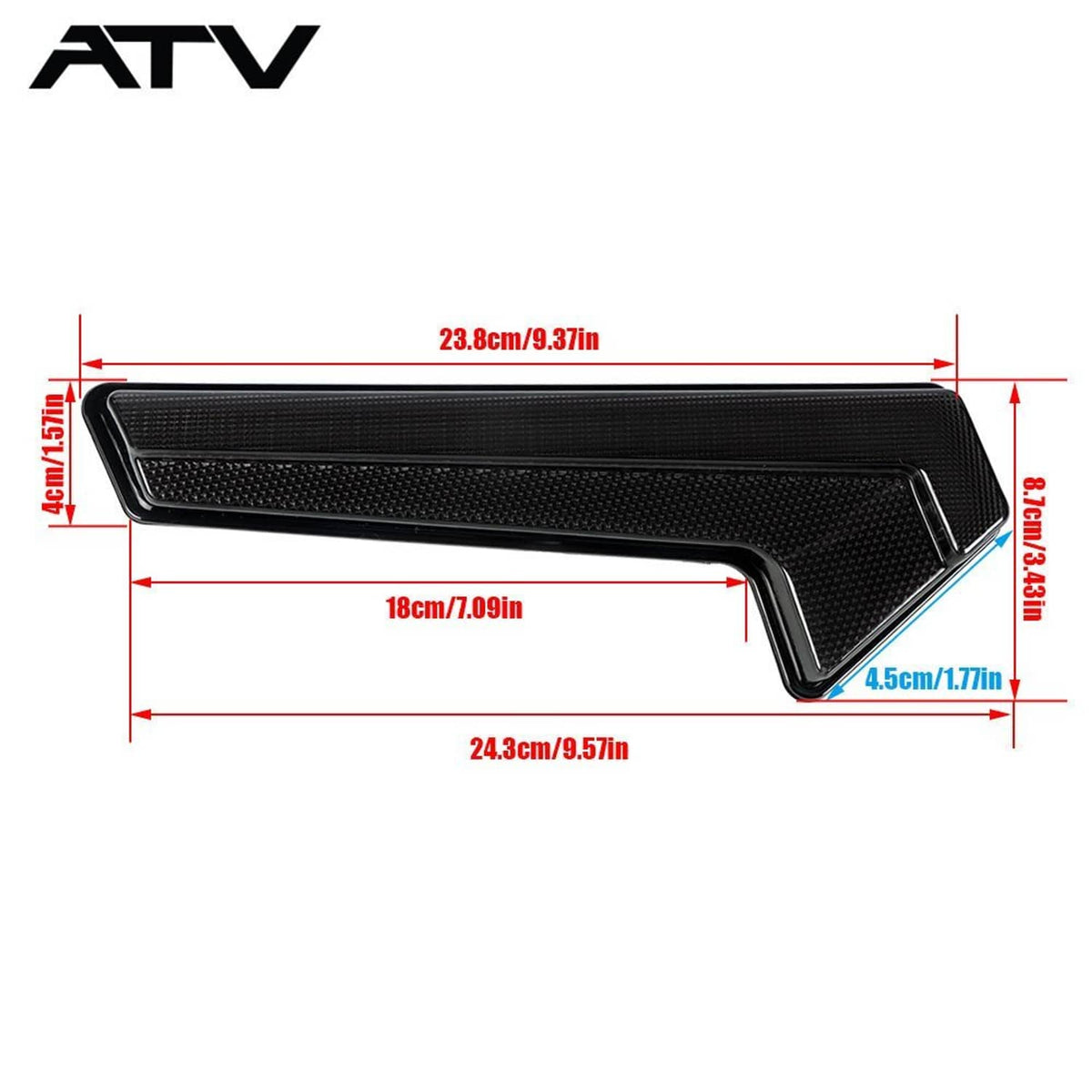 Solidspare For Polaris RZR XP 1000 XP TURBO S 2019-2023 UTV Smoked LED Tail Brake Lights