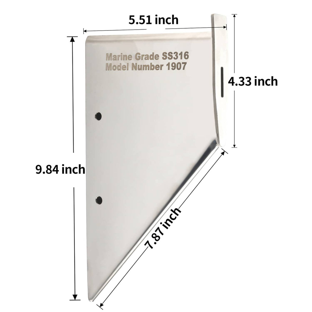 Solid Spare 27021 Skeg Guard Safe-Skeg Protector for Mercruiser Alpha 1 1985-1990 Stainless