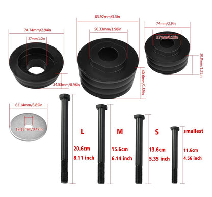 Solidspare Body Cab Mount Bushing Kit For Ford F250/350 Super Duty 2/4WD 2008-16 KF04060BK