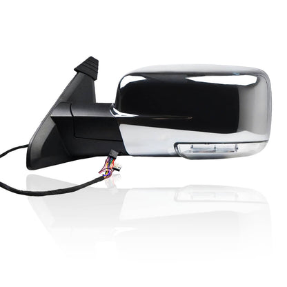 Solidspare 2Pcs For 2013-2019 Ram 1500 Side Mirror Chrome Power Fold Heated Temper Sensor