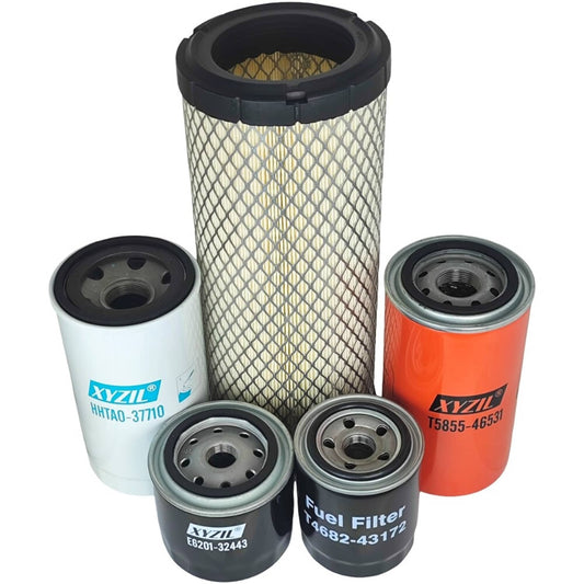 Solid Spare Fit for Kioti Maintenance Filter Kit CK2610H CK2620CHSE CK2620H CK2610CHSE