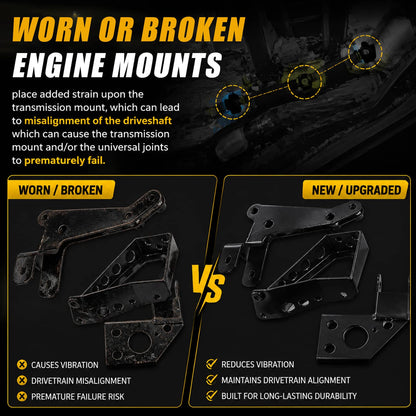 Solidspare Engine Mount Bracket for Honda Civic 92-95 EG K-Swap K20 K24 K-Series DC2 EG6 DC