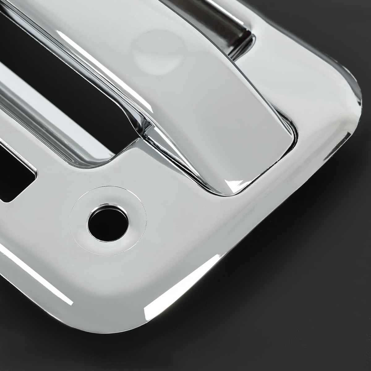 Solid Spare For Ford F-150 F150 4DR 2004-2014 Crew Cab Chrome Door Handle Cover ABS w/KeyPad