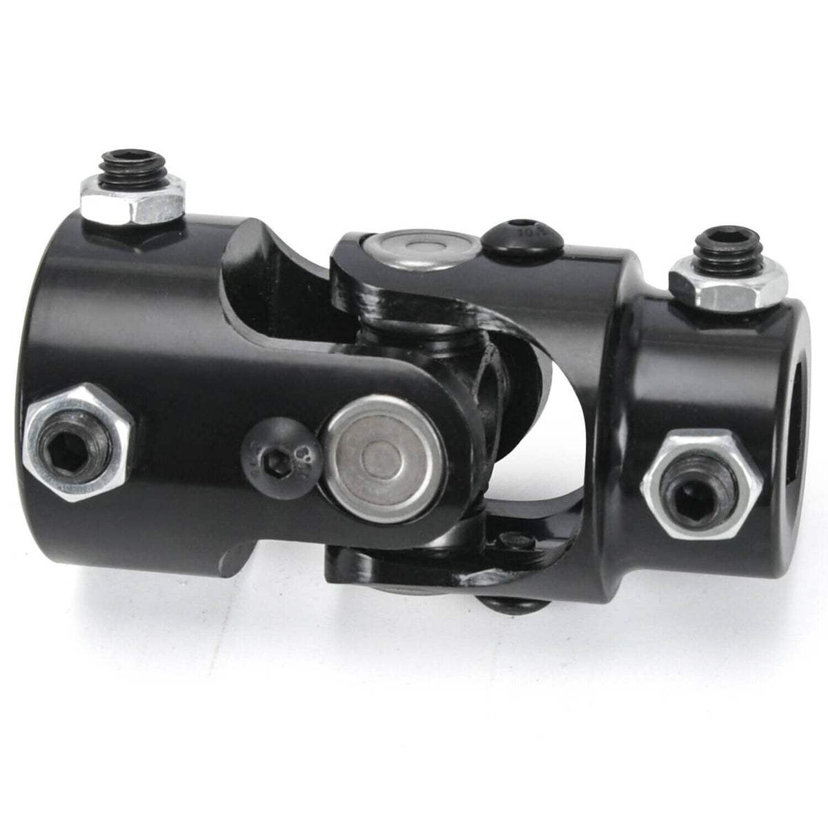 Solidspare Black Steering Box U Joint 36" Steel Steering Shaft & 3/4" Support Bearing GM