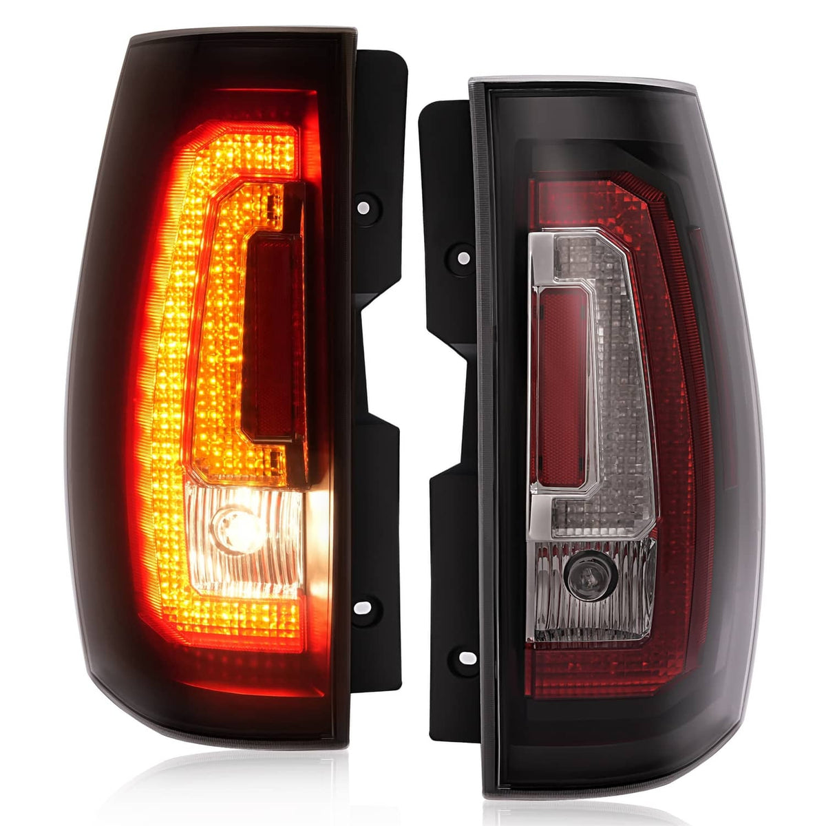 Solid Spare For Chevy Tahoe Suburban GMC Yukon 2007-2014 LED Brake Signal Lamps Tail Lights