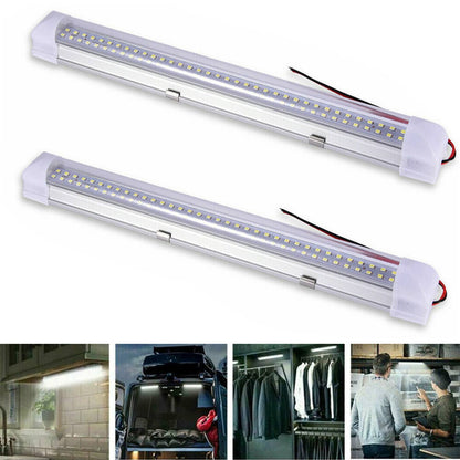 Solidspare 2Pcs 108LED Led RV Ceiling Dome Light LED Interior Lighting for Trailer Camper
