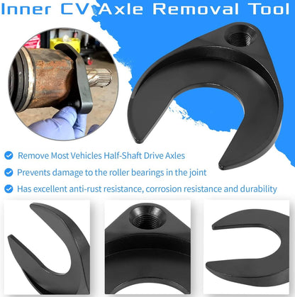 Solid Spare 48mm Inner CV Axle Removal Tool 5/8"-18 Front Wheel Drive Axle Pulley Attachment