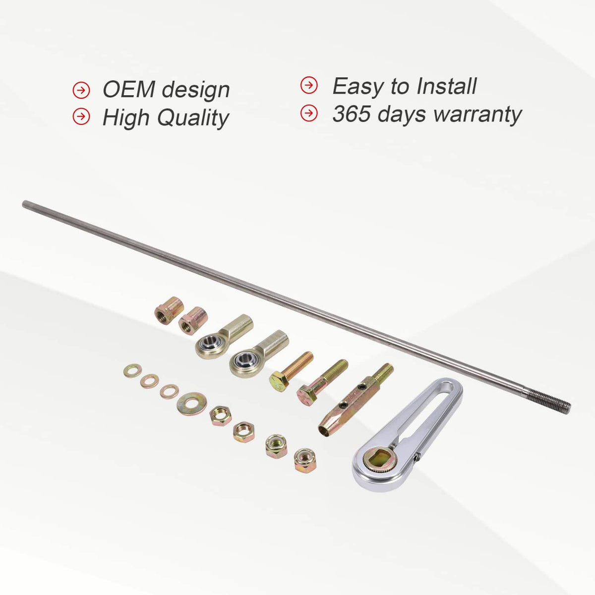Solidspare Universal Adjustable Column Shift Linkage Kit 400 350 700R4 GM Transmissions