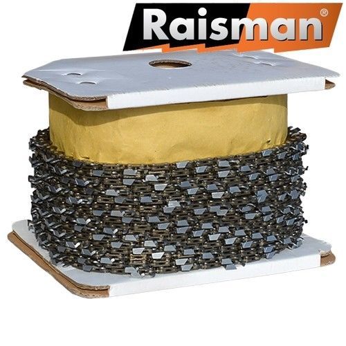 Solid Spare 100ft Reel 3/8" .050" Full Chisel Chainsaw Chain 72LGX100U A1LM 72LPX