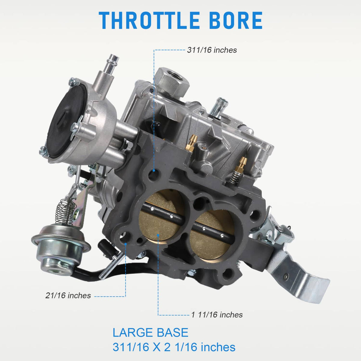 Solidspare 2 Barrel Carburetor Fits Chevrolet Engines 5.7L 350 6.6L 400 Type Rochester 2GC