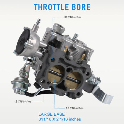 Solidspare 2 Barrel Carburetor Fits Chevrolet Engines 5.7L 350 6.6L 400 Type Rochester 2GC