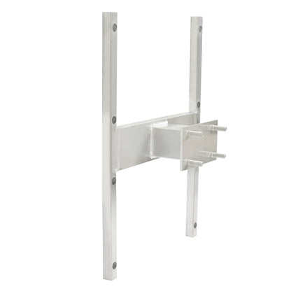 Solidspare Aluminum H-Mount Trailer Spare Tire Carrier For 6-Lug Wheels w/Mounting Hardware