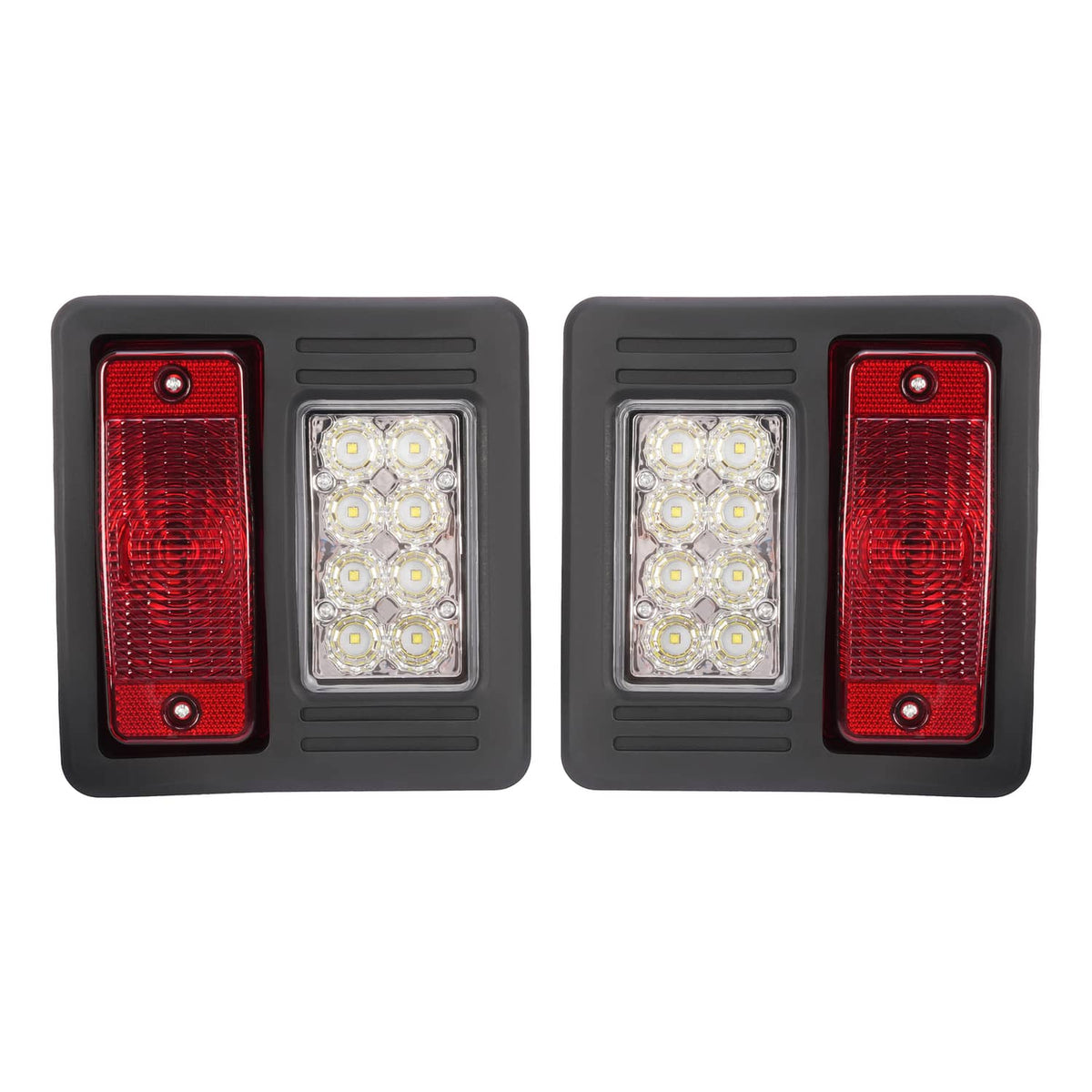 Solidspare 4x LED Headlight Tail Exterior Light Kit For Bobcat Skid Steer Loader