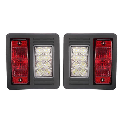 Solidspare 4x LED Headlight Tail Exterior Light Kit For Bobcat Skid Steer Loader