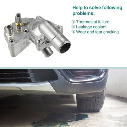Solidspare Aluminum Alloy Thermostat Housing for 2005-2010 Ford Mustang 4.0L 5R3Z8592BA New