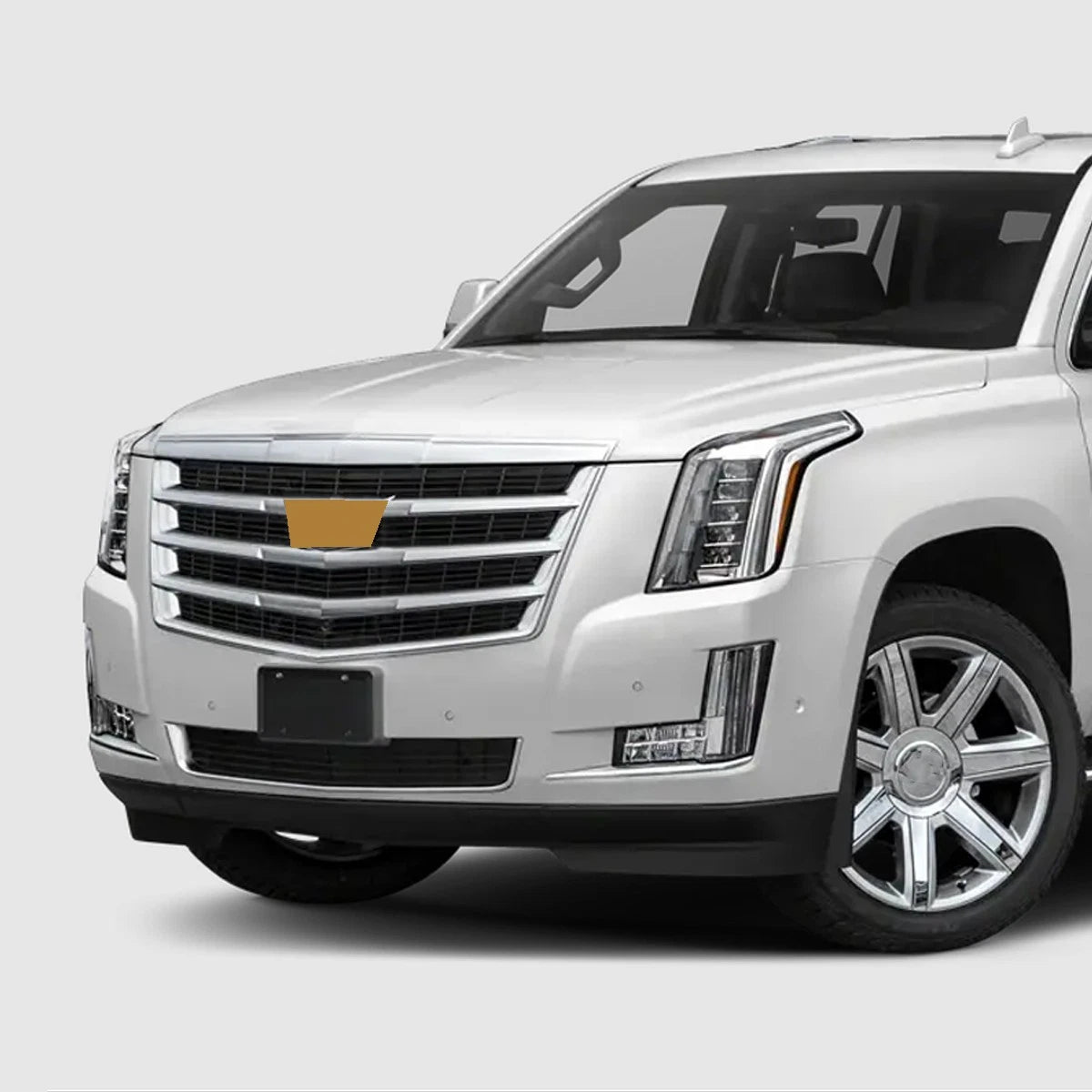 For Cadillac Escalade 2015-2020 Hood Molding Trim+Front Grille w/Sensor Hole