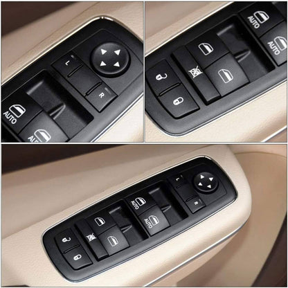 Solidspare New Front Driver Side Window Switch For 2016-2018 Ram 1500 2500 56046823AE Black