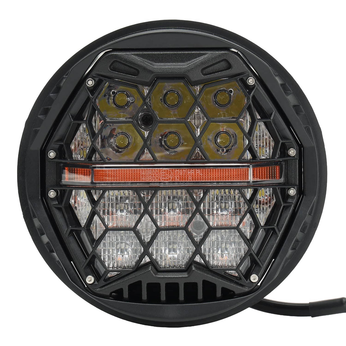Solidspare Plug&Play 5.75'' LED Headlight Hi/Low DRL For Harley Dyna Street Bob Sportster