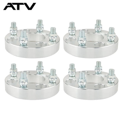 Solidspare 4PCS 1" Wheel Spacers 4x4 4x101.6 1/2"x20 For Golf Carts For EZGO Club Cars